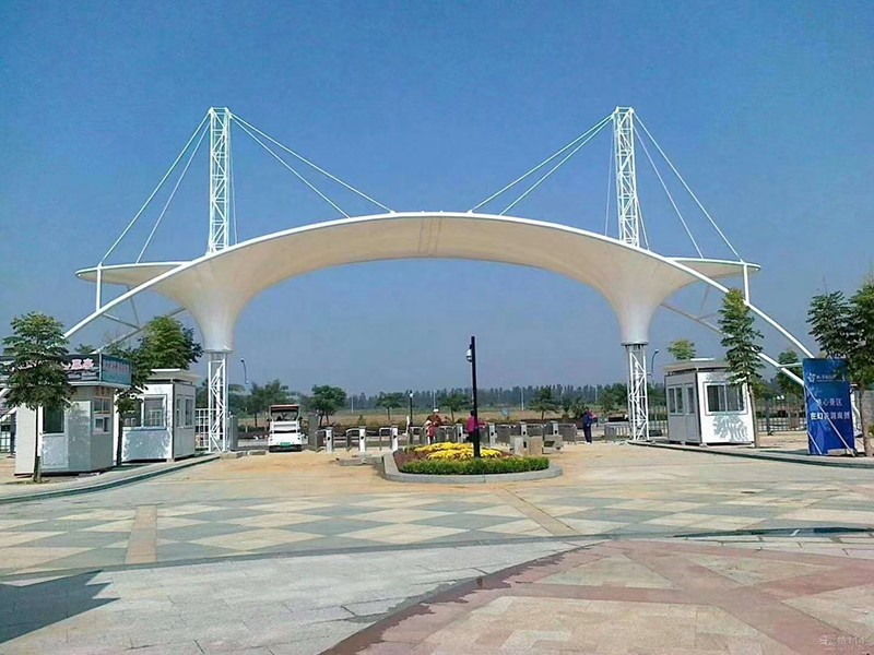 膜結構大門入口